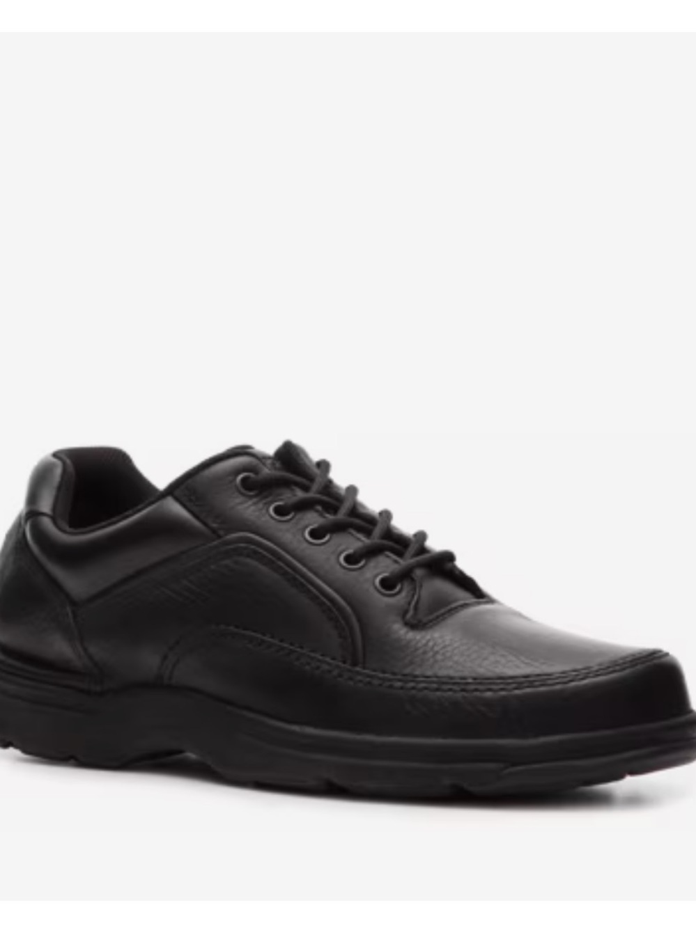 Rockport Eureka Walking Shoe black leather comfort size 10.5 men’s new sneakers